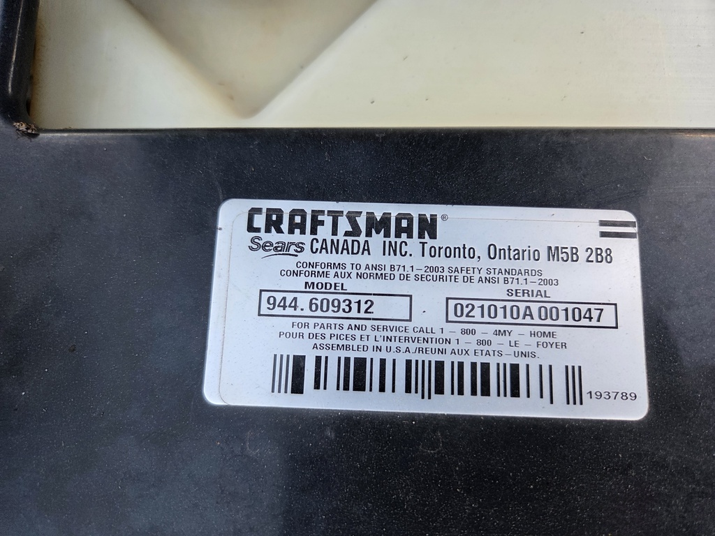Lawn Tractor Craftsman PGT9000