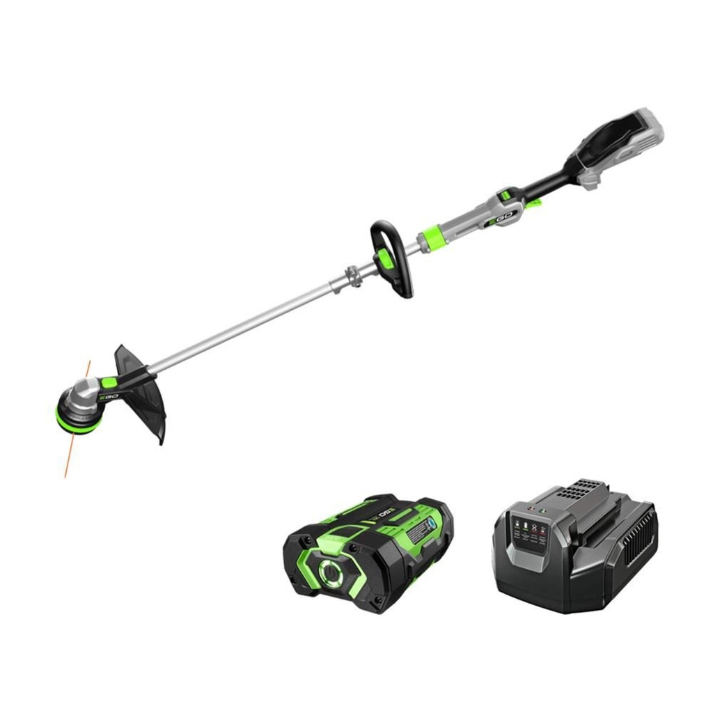 String Trimmer 15" Powerload with telescopic Aluminum foldable shaft, Kit (G3 2.5Ah battery, 210W charger) EGO